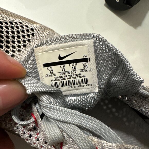 Nike Golf Nike Flyknit Racer G Size 12 Gray + Red - Picture 6 of 8
